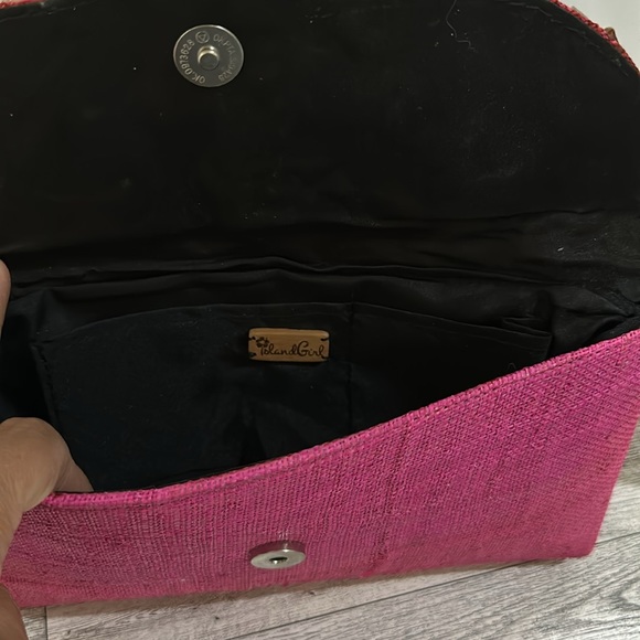 Toland girl embellished beaded abalone shell clutch summer beach purse - Picture 5 of 6